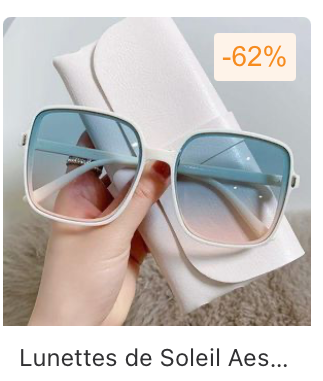 Lunettes époustouflante