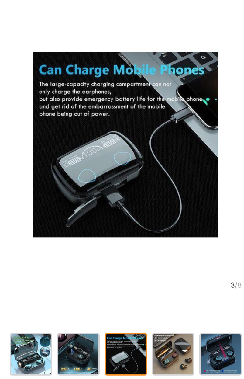 TWS Wireless Earbuds Bluetooth Earphone With Mic Headset M10