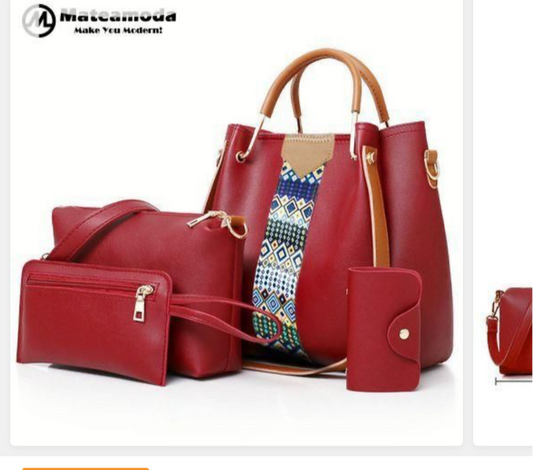 Ensemble 4 pièces sac pour femme