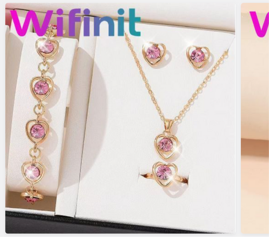 Ensemble de 4 pièces bijoux